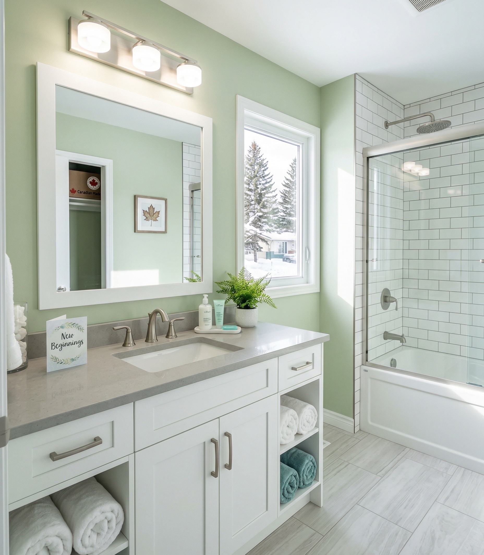 Premium finished bathroom